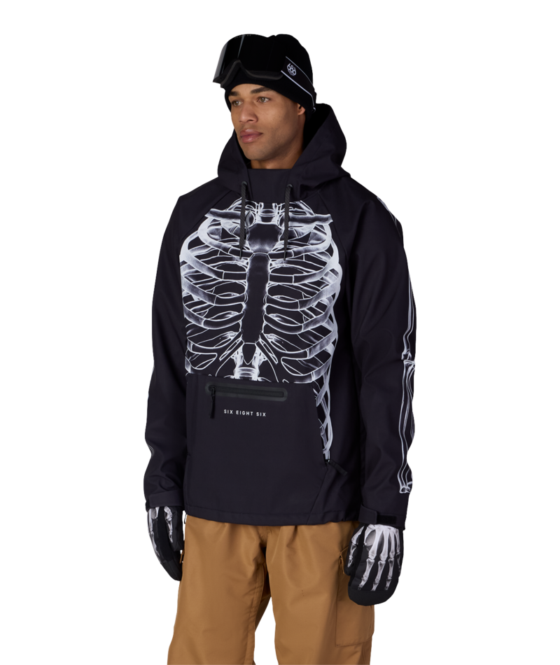 Men's Waterproof Hoody - WHITE XRAY