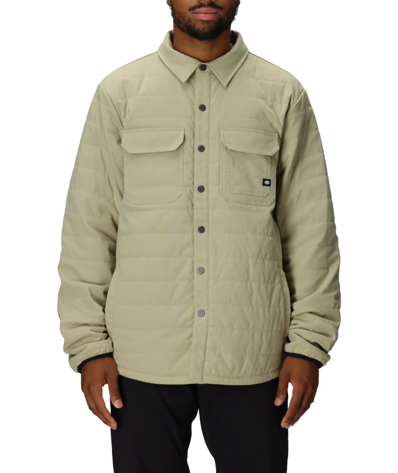 Men's Thermaldry Merino Lined Shacket - PUTTY