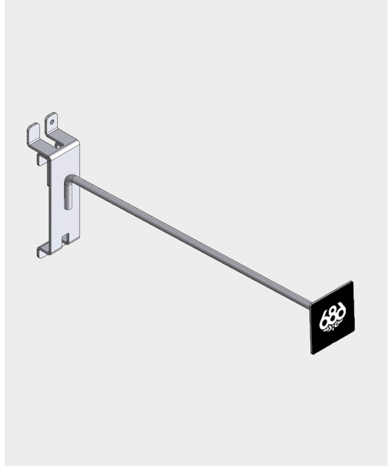 Polar Slat/Grid Combo 11" Glove Hook - 10 Pack - ASSORTED
