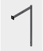 Polar 4-Way 12" Straight Arm w Logo - 4 Pack - ASSORTED