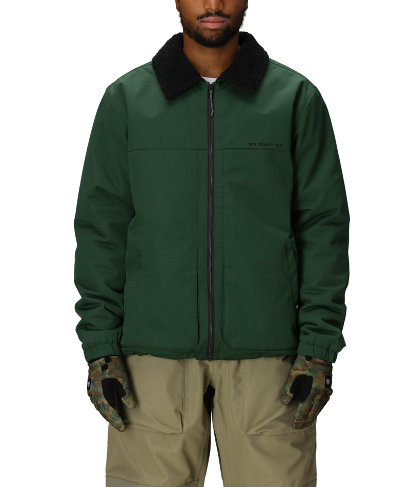 MENS CAIM INSULATED JACKET - MOSS GREEN