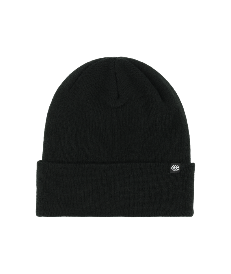 686 STANDARD ROLL UP BEANIE - BLACK
