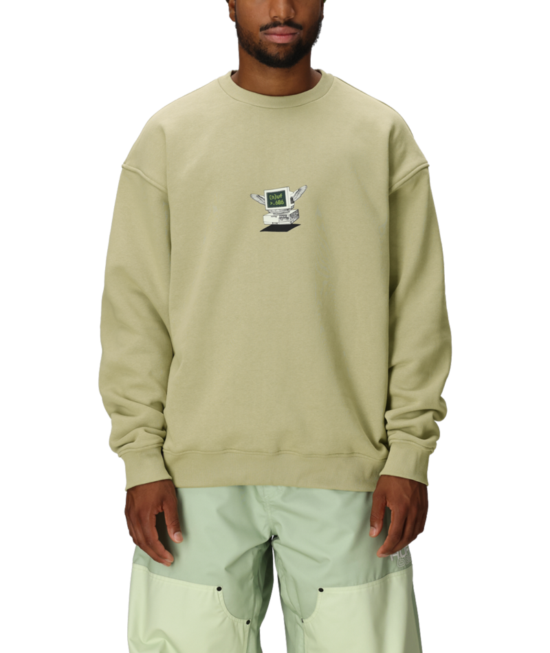 686 HUF PREMIUM HEAVYWEIGHT CREW SWEATSHIRT - HUF ELM