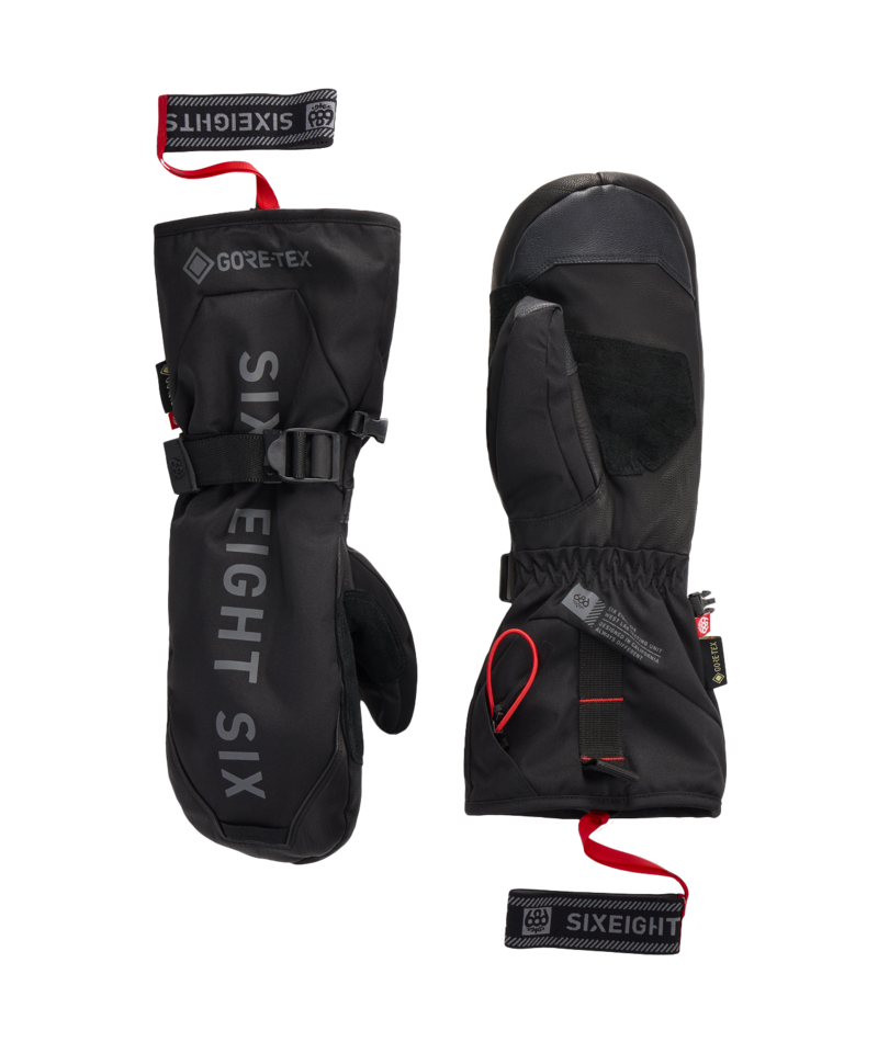 MENS GORE-TEX LEATHER DEEP DAYS™ MITT - BLACK