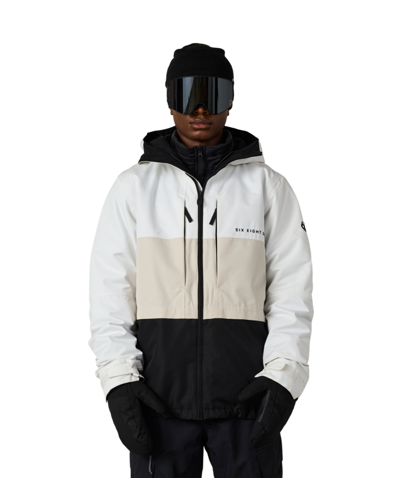 MENS SMARTY® 3-IN-1 FORM™ JACKET - WHITE COLORBLOCK
