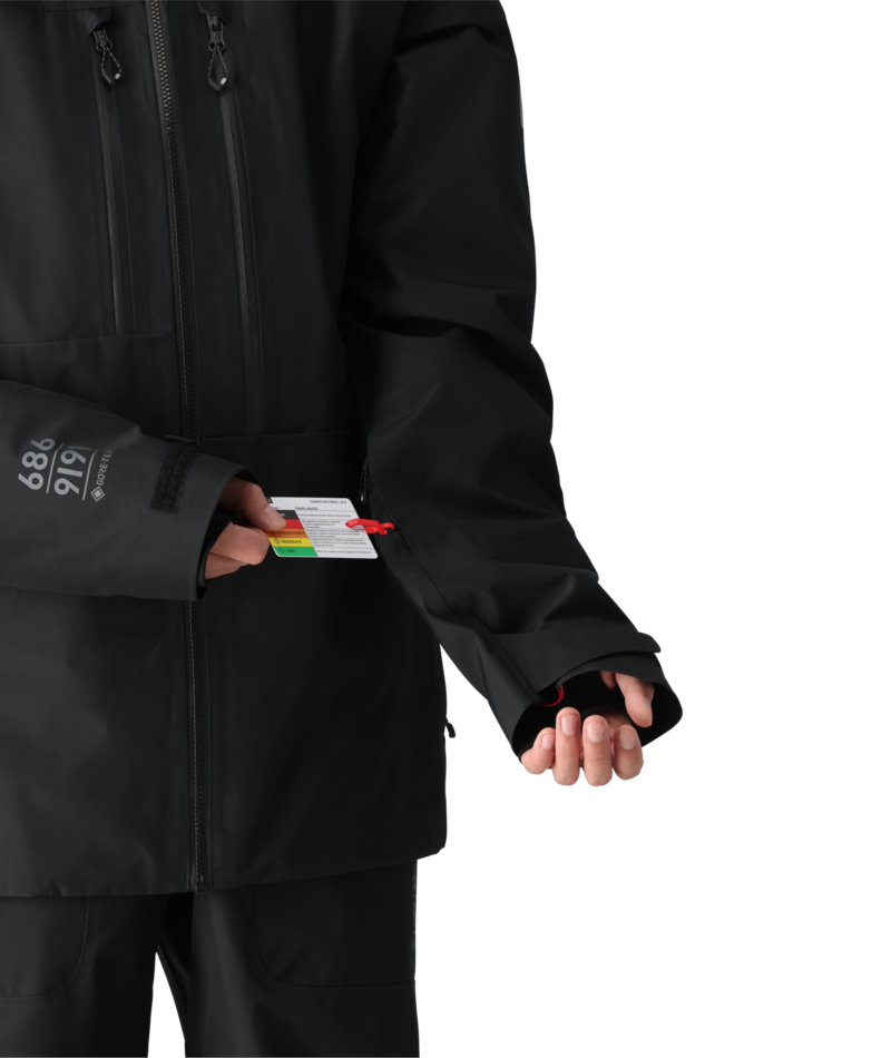 MENS GORE-TEX 3L ATV THERMAGRAPH® JACKET - BLACK
