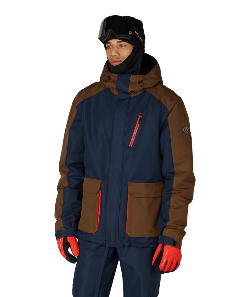 MENS NIGHTLINE™ INSULATED  JACKET - NAVY DK EARTH COLORBLOCK