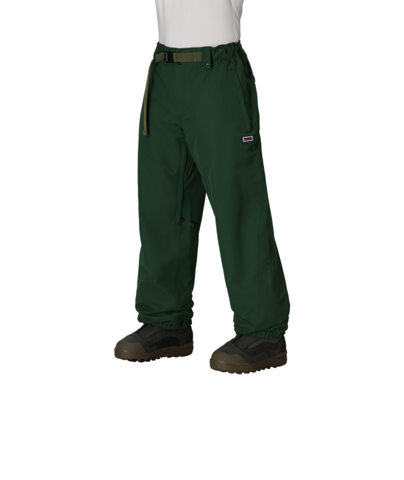 MENS DOJO SHELL PANT - MOSS GREEN RIPSTOP