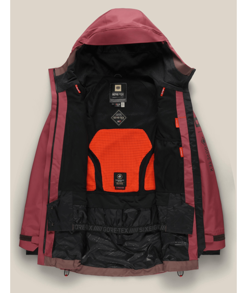 WOMENS GORE-TEX SKYLINE THERMAGRAPH® JACKET - ROSEWOOD