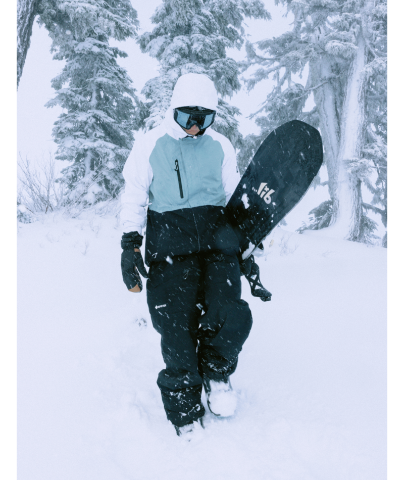 WOMENS GORE-TEX WILLOW™ INSULATED JACKET - DUSTY MARINE COLORBLOCK