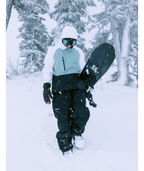 WOMENS GORE-TEX WILLOW™ INSULATED JACKET - DUSTY MARINE COLORBLOCK