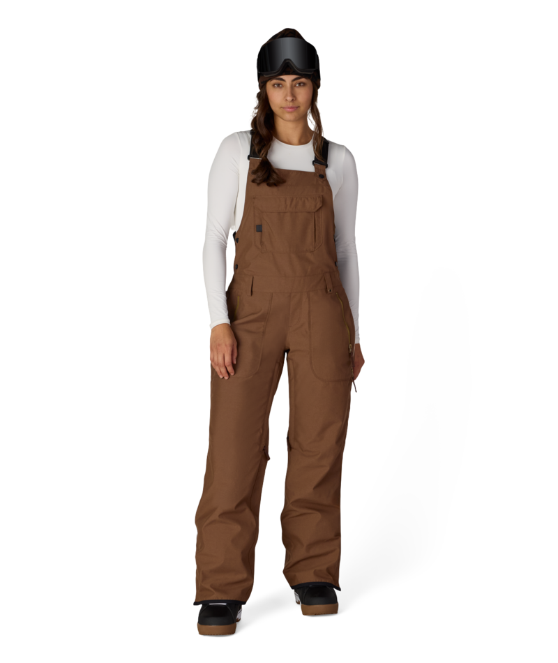 WOMENS BLACK MAGIC™ INSULATED BIB - DARK EARTH DOBBY
