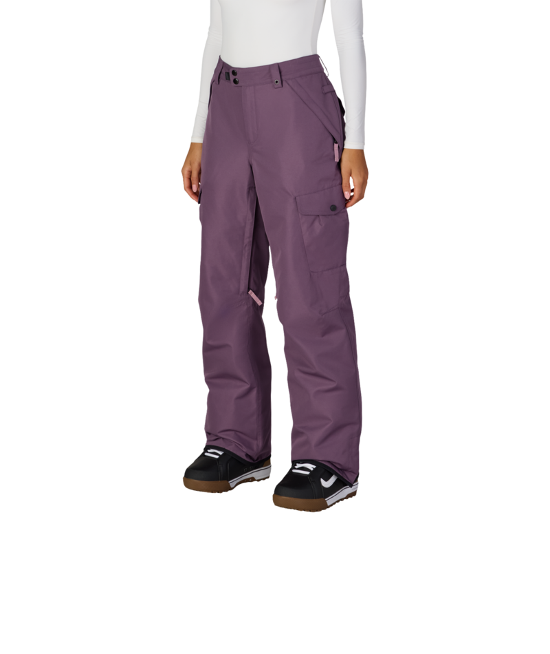 WOMENS AURA™ INSULATED CARGO PANT - BLACK PLUM