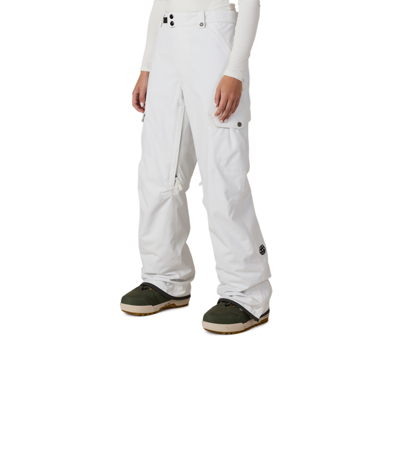 WOMENS AURA™ INSULATED CARGO PANT - WHITE