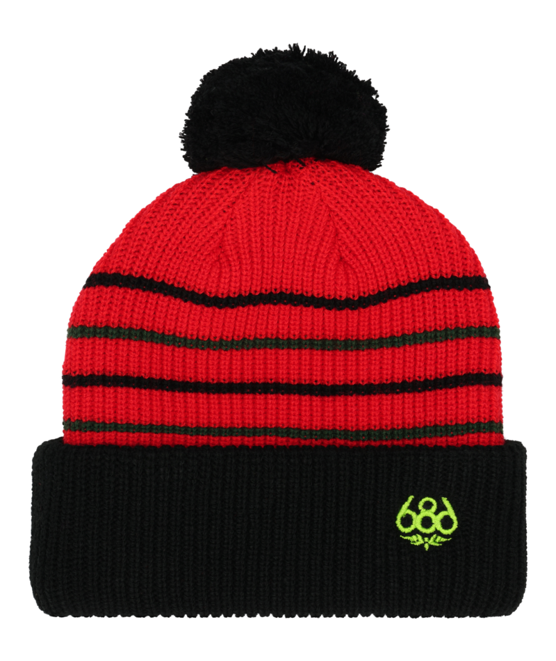 YOUTH POM BEANIE - FLARE COLORBLOCK