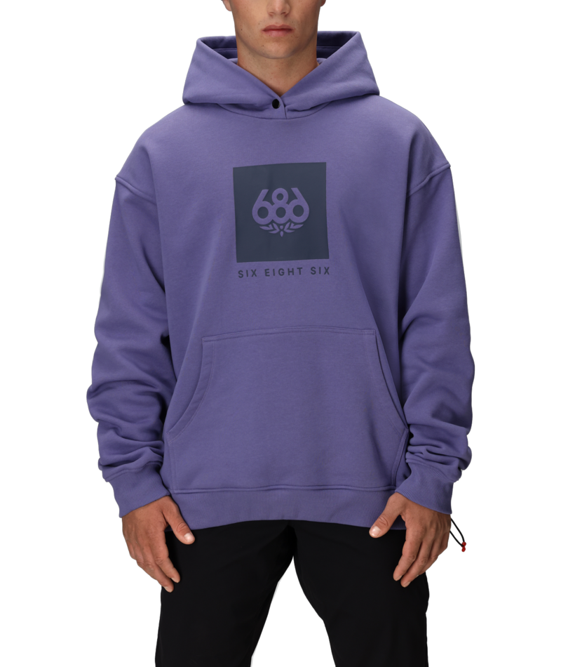 KNOCKOUT LOGO PREMIUM HEAVYWEIGHT PULLOVER HOODY - PURPLE DAWN