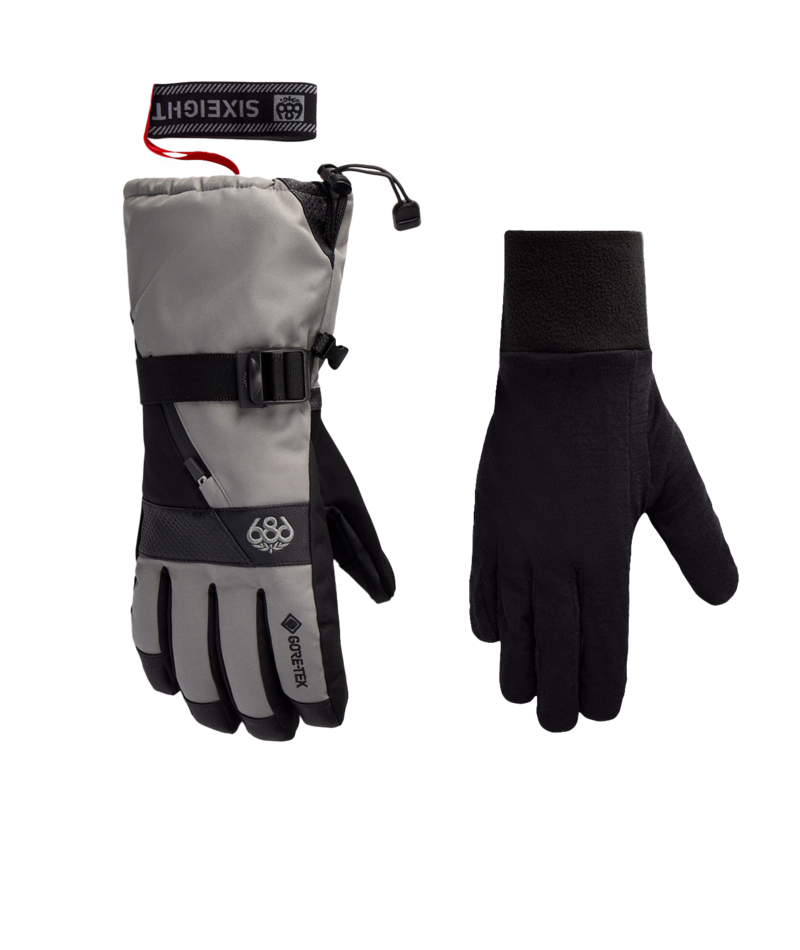 MENS GORE-TEX SMARTY® 3-in-1 GAUNTLET GLOVE - CHARCOAL