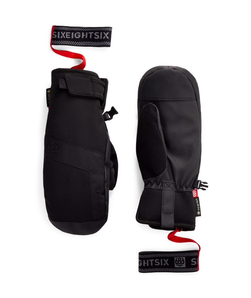 WOMENS GORE-TEX LINEAR™ UNDER CUFF MITT - BLACK