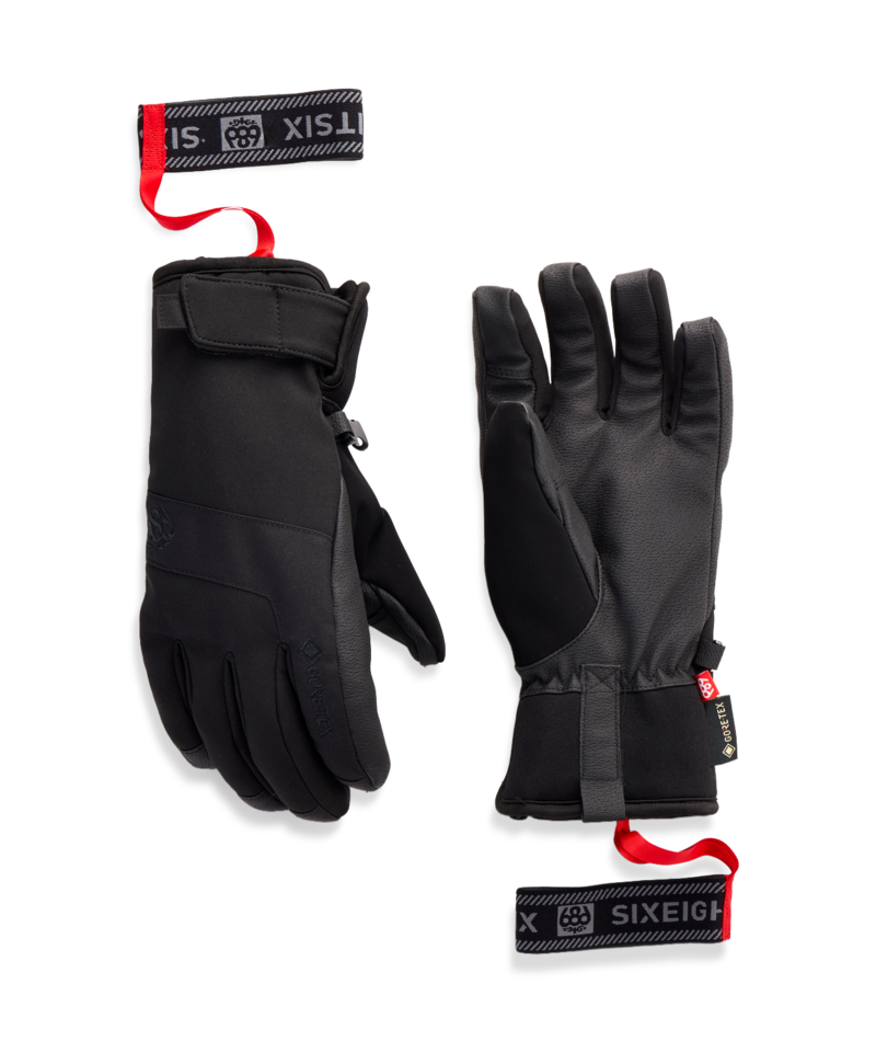 WOMENS GORE-TEX LINEAR™ UNDER CUFF GLOVE - BLACK