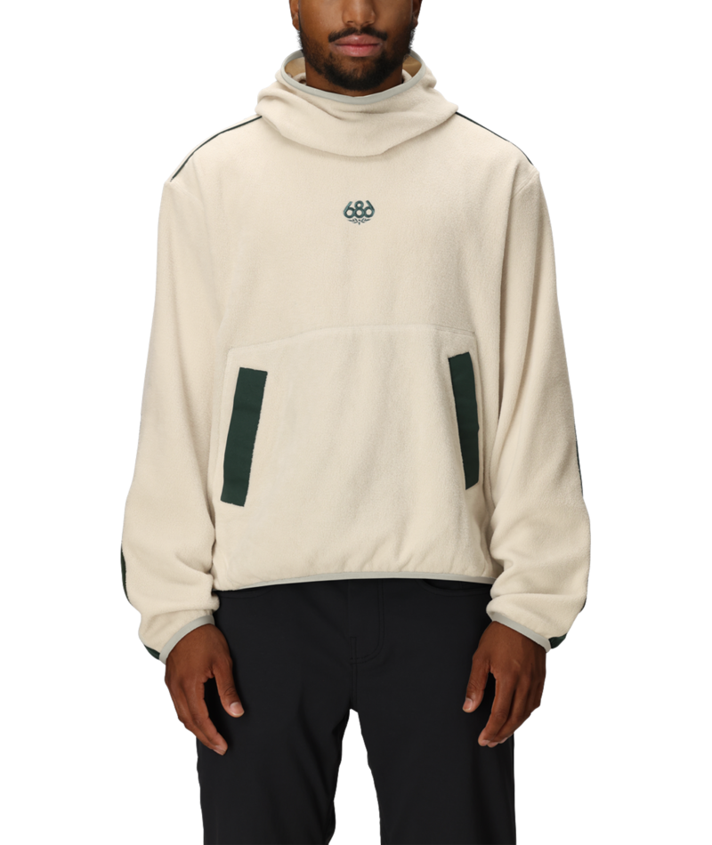 MENS CLAVA FLEECE HOODY - LIMESTONE