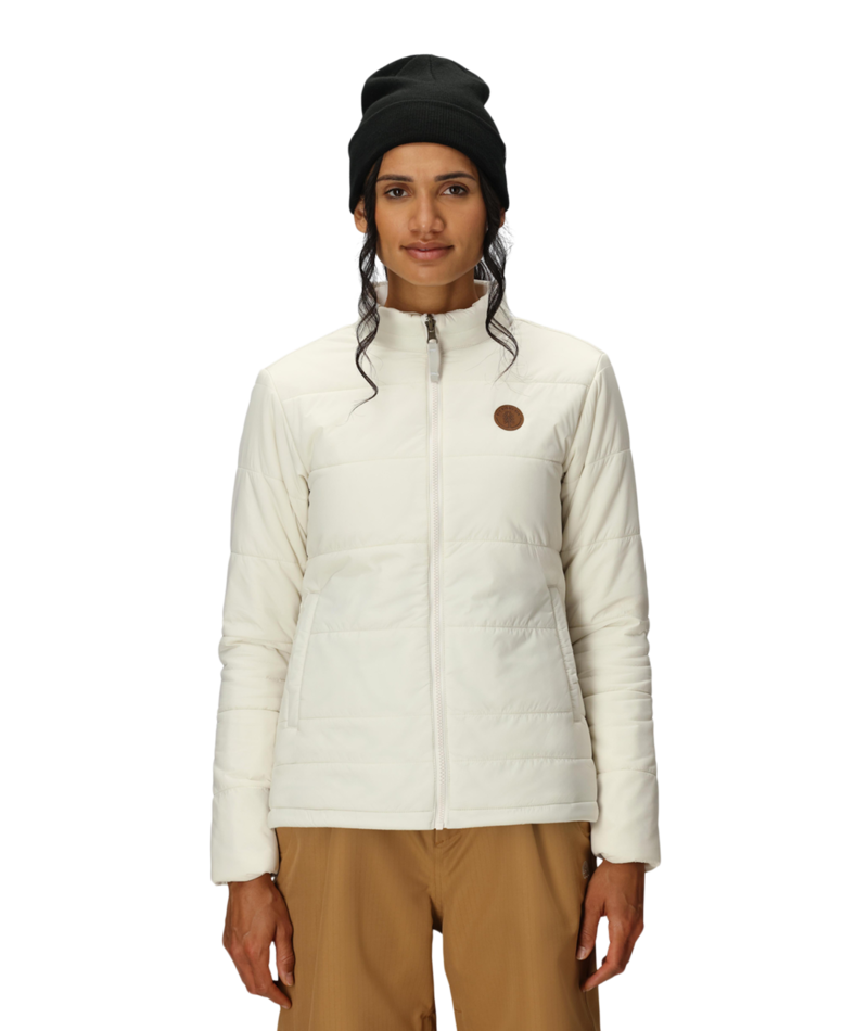 WOMENS THERMAL PUFF INSULATED JACKET - LIMESTONE