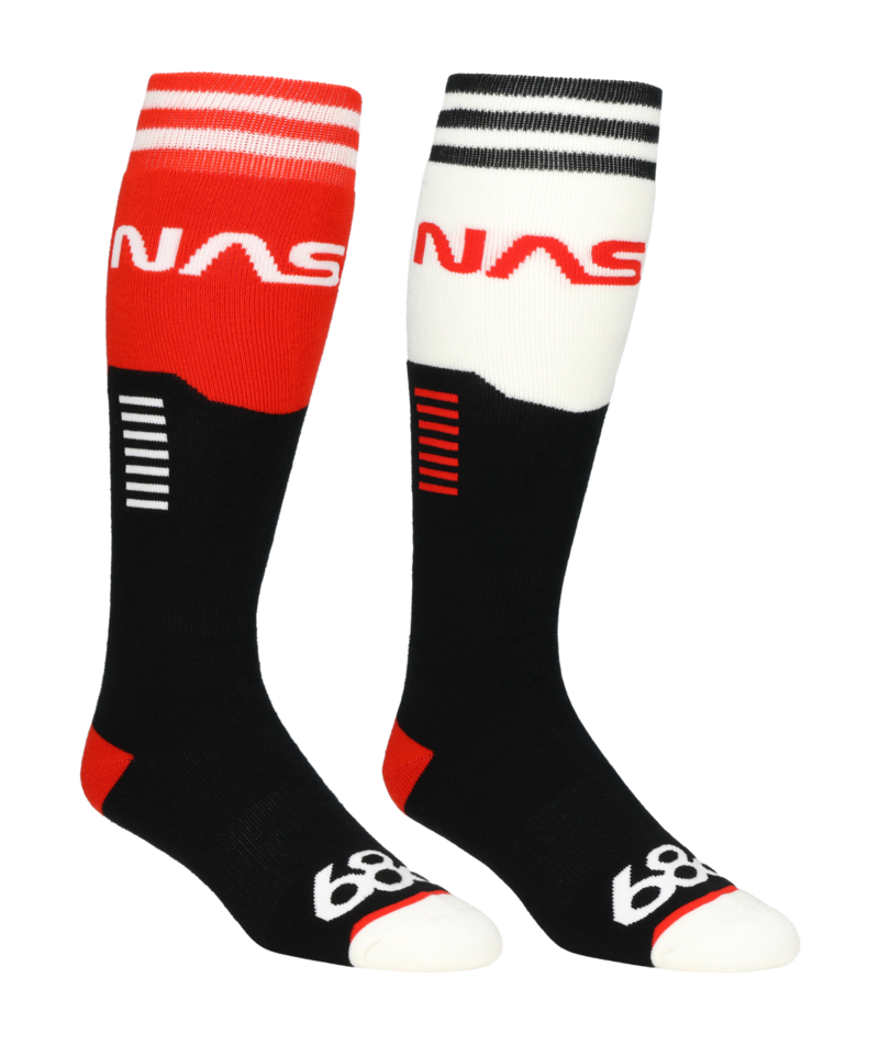 MENS 686 NASA SOCKS - 2 PACK - ASSORTED
