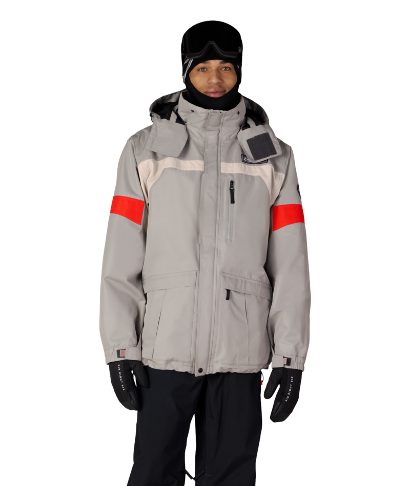 MENS 2001 LOGIC JACKET - LIGHT GREY COLORBLOCK