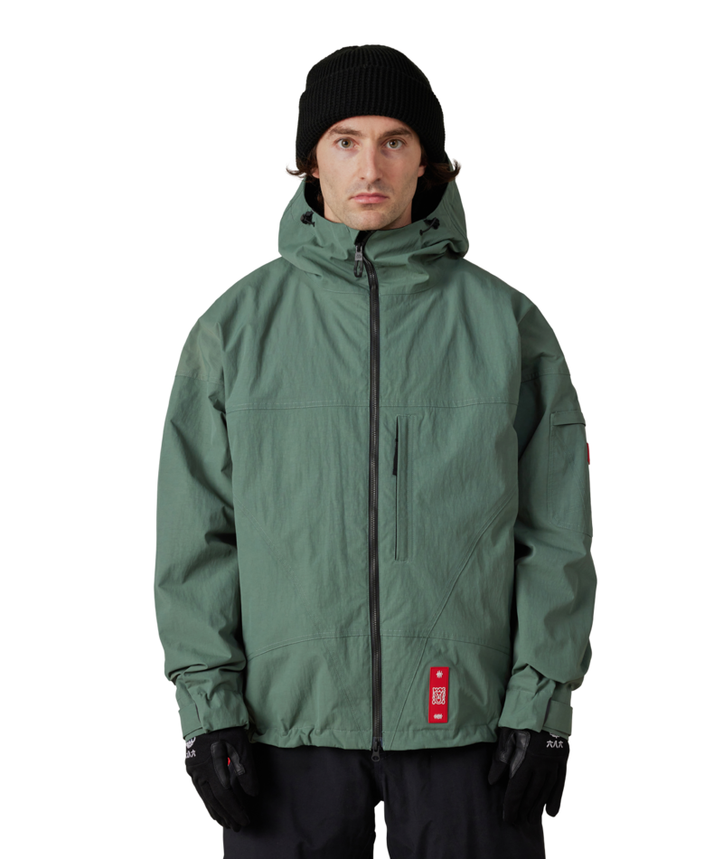 MENS 686 DOJO® SHELL JACKET - FADED GREEN CRINKLE