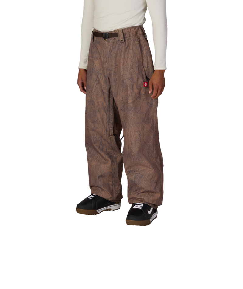 MENS 686 DOJO® SHELL PANT - BROWN CRINKLE WASH
