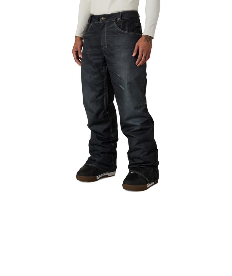 MENS DECONSTRUCTED™ DENIM INSULATED PANT - BLACK DENIM