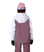 YOUTH WATERPROOF HOODY - WHITE COLORBLOCK