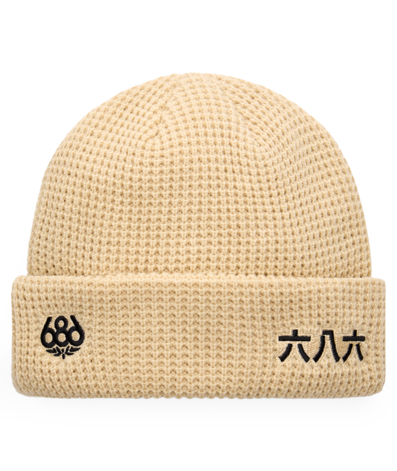 KANJI BEANIE - LIMESTONE
