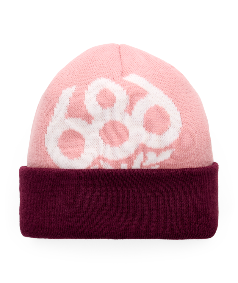YOUTH WREATH FLEECE LINED BEANIE - SMOKEY LILAC