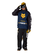 MENS FOX RACING WATERPROOF HOODY - FOX NAVY COLORBLOCK