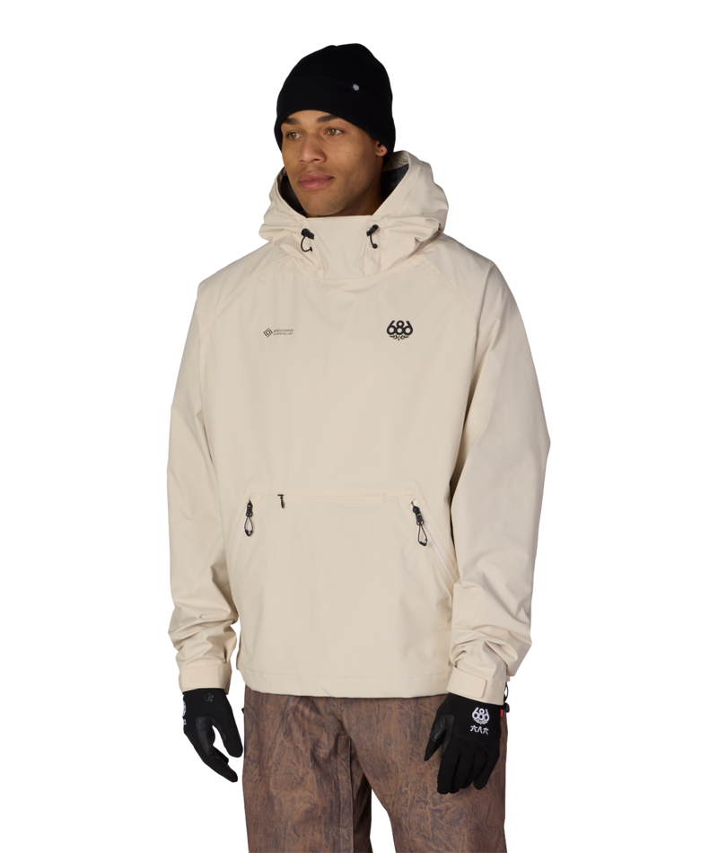 MENS WINDSTOPPER® PULLOVER HOODY - LIMESTONE