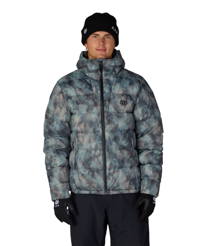 MENS WINDSTOPPER® PYRO™ DOWN PUFFER JACKET - CHARCOAL PATINA