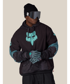 MENS FOX RACING WATERPROOF TEAM HOODY - FOX PALE FIRN