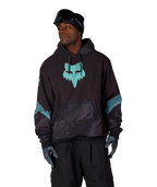 MENS FOX RACING WATERPROOF TEAM HOODY - FOX PALE FIRN