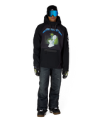 MENS METALLICA WATERPROOF HOODY - METALLICA BLACK