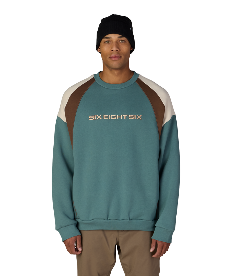 RESERVED® PREMIUM HEAVYWEIGHT CREWNECK - PALE FIRN