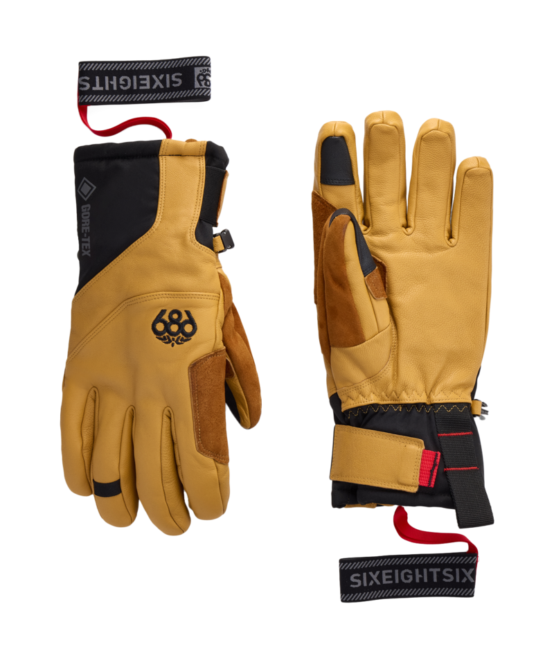 MENS GORE-TEX STRONGHOLD™ LEATHER GLOVE - NATURAL