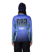 WOMENS FOX RACING BASE LAYER LS - FOX ALPENGLOW BLUE
