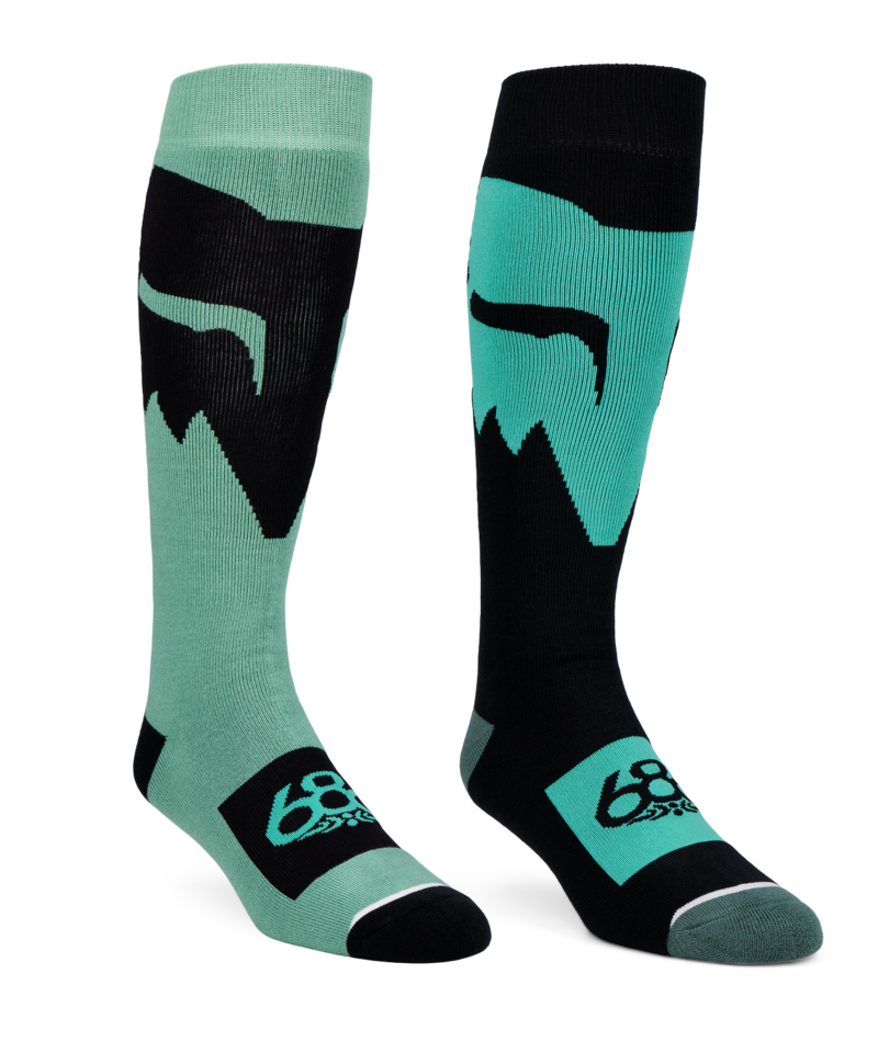 MENS FOX RACING SOCKS - 2PK - FOX PALE FIRN