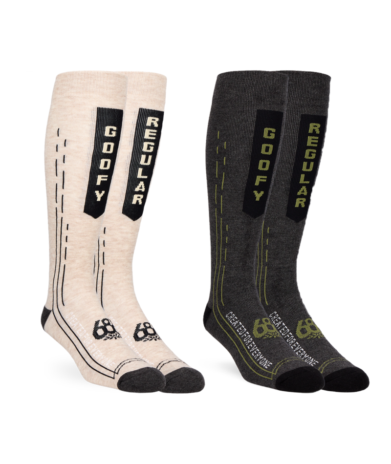 MEN’S MERINO BALANCE SOCK - 2PK - ASSORTED