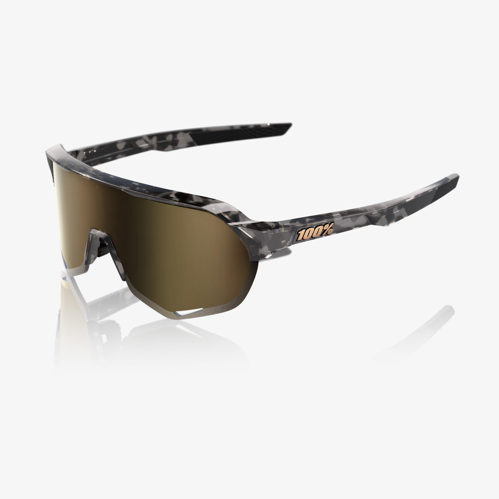 S2 - Negro Brillante Havana - Espejo Dorado Suave