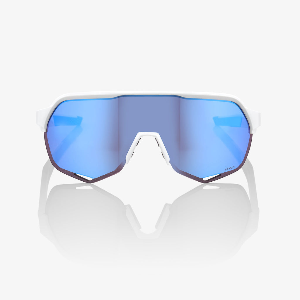 S2 - Blanco Mate - Lente Espejo Multicapa HiPER Azul