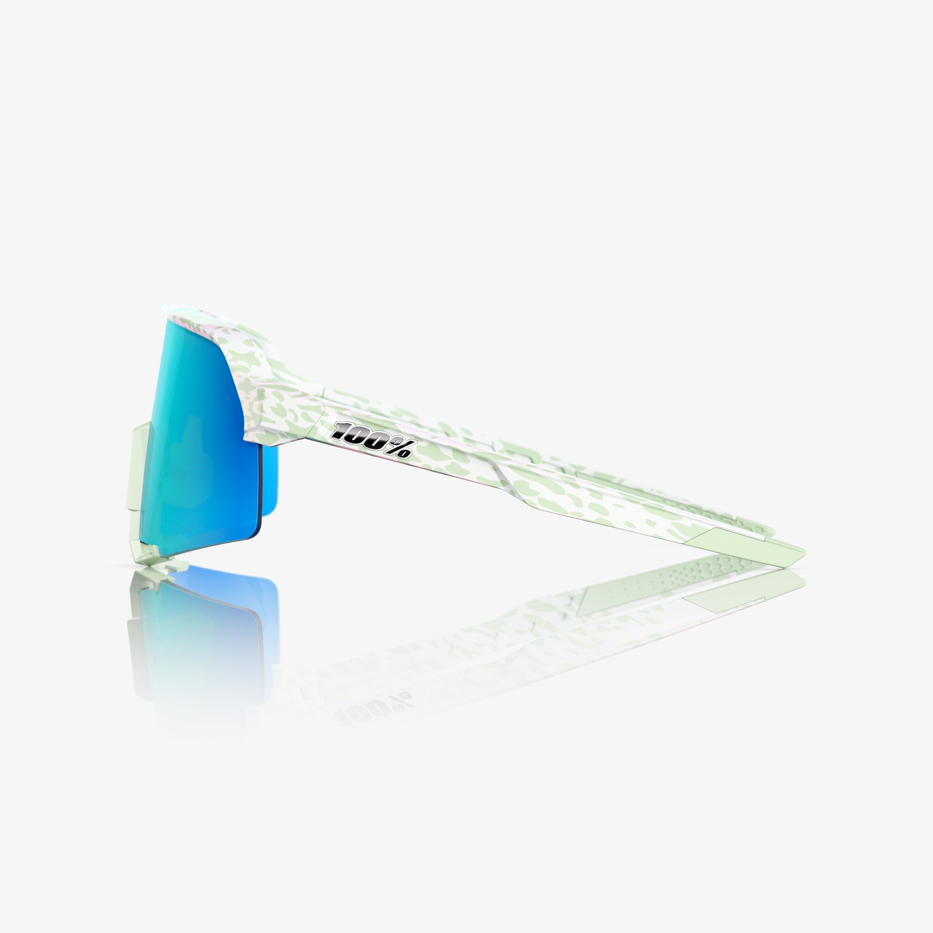S3 LE Elly 2 Polished Light Green - Blue Topaz Mirror Lens