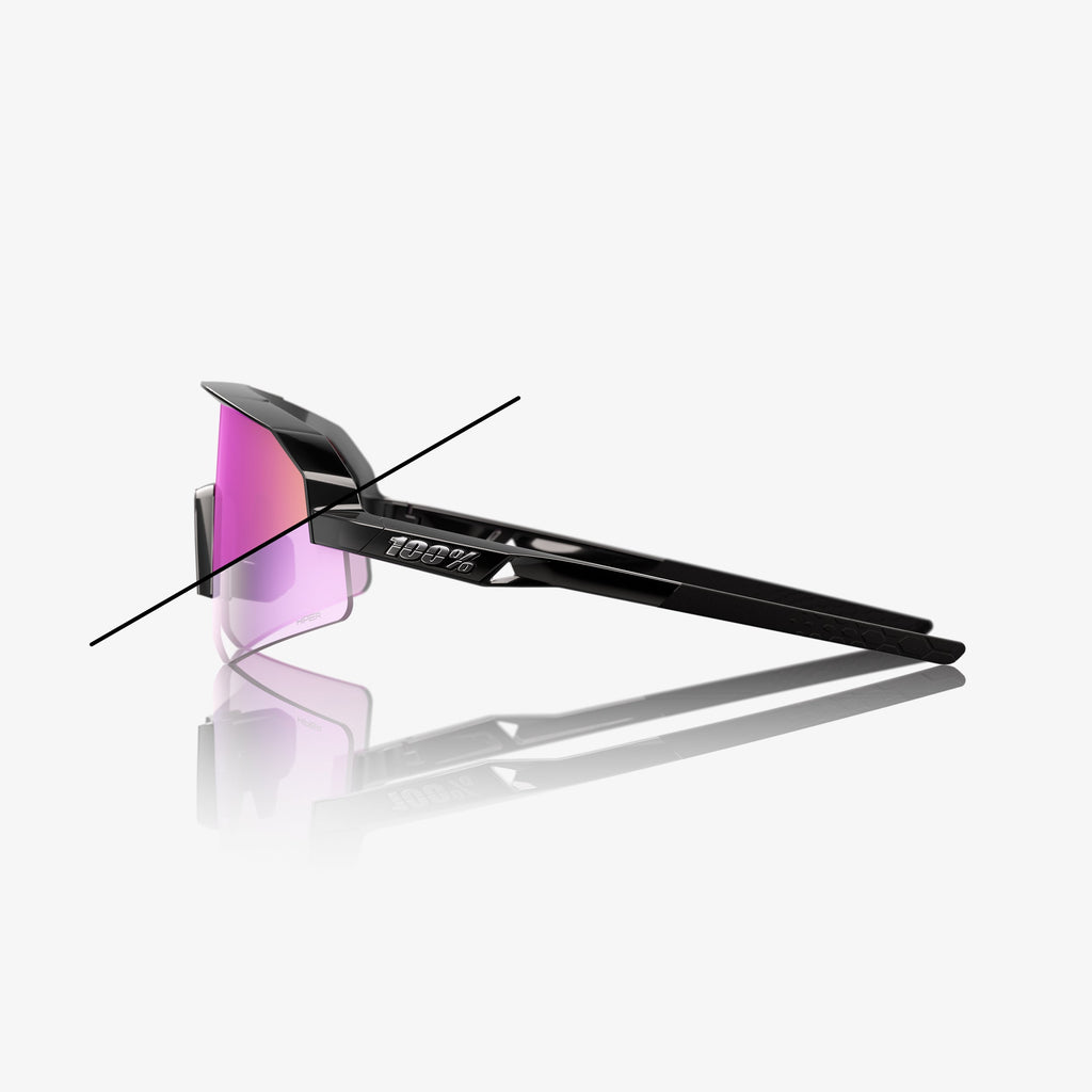 SLENDALE SL - Negro Brillante - Espejo Púrpura Fotocromático