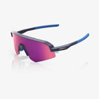 Lentes 100% Slendale SL Satin Storm Metallic con Lente Espejo Violeta