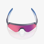 Lentes 100% Slendale SL Satin Storm Metallic con Lente Espejo Violeta